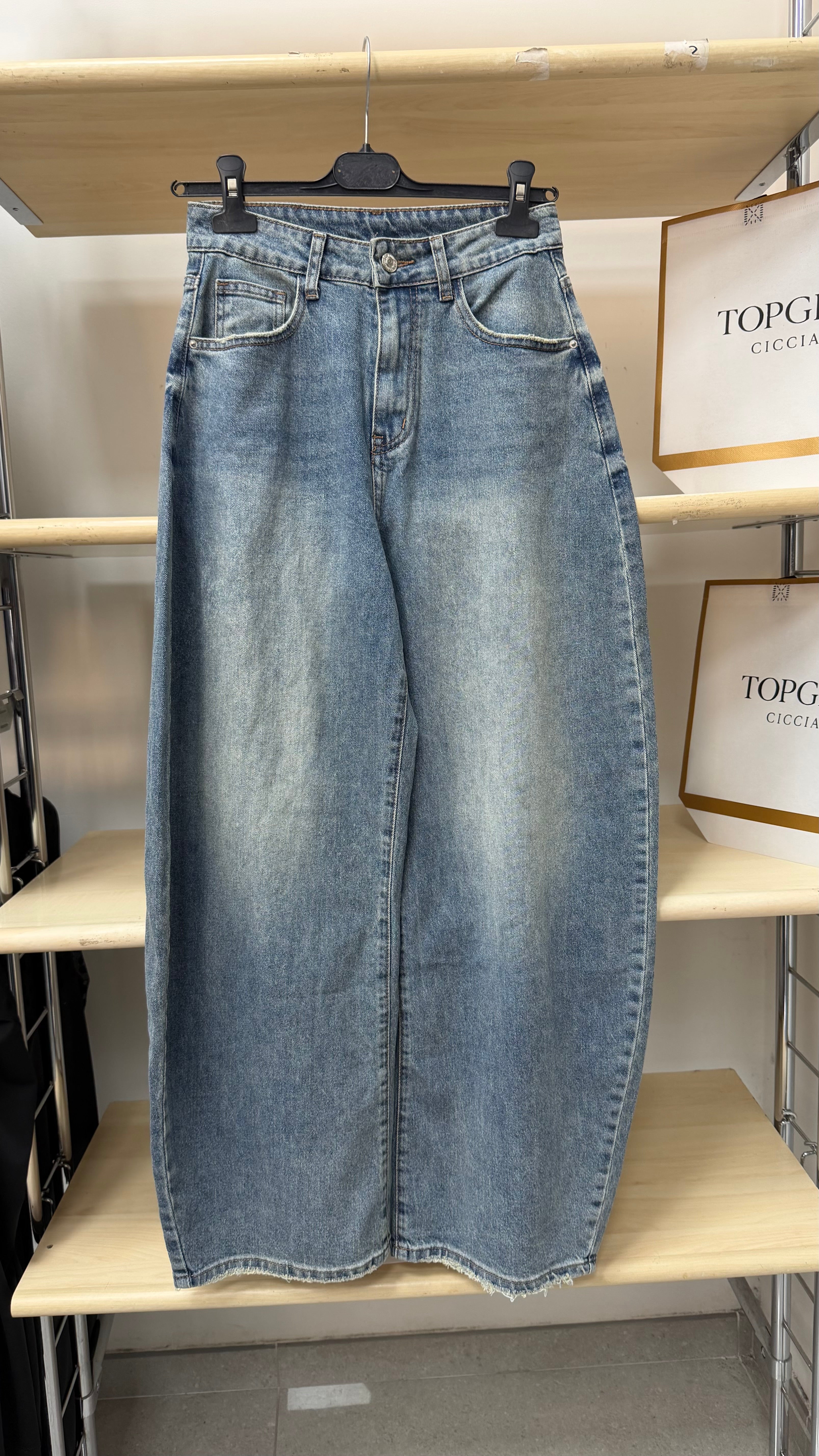 Jeans Ballon Stone Washed