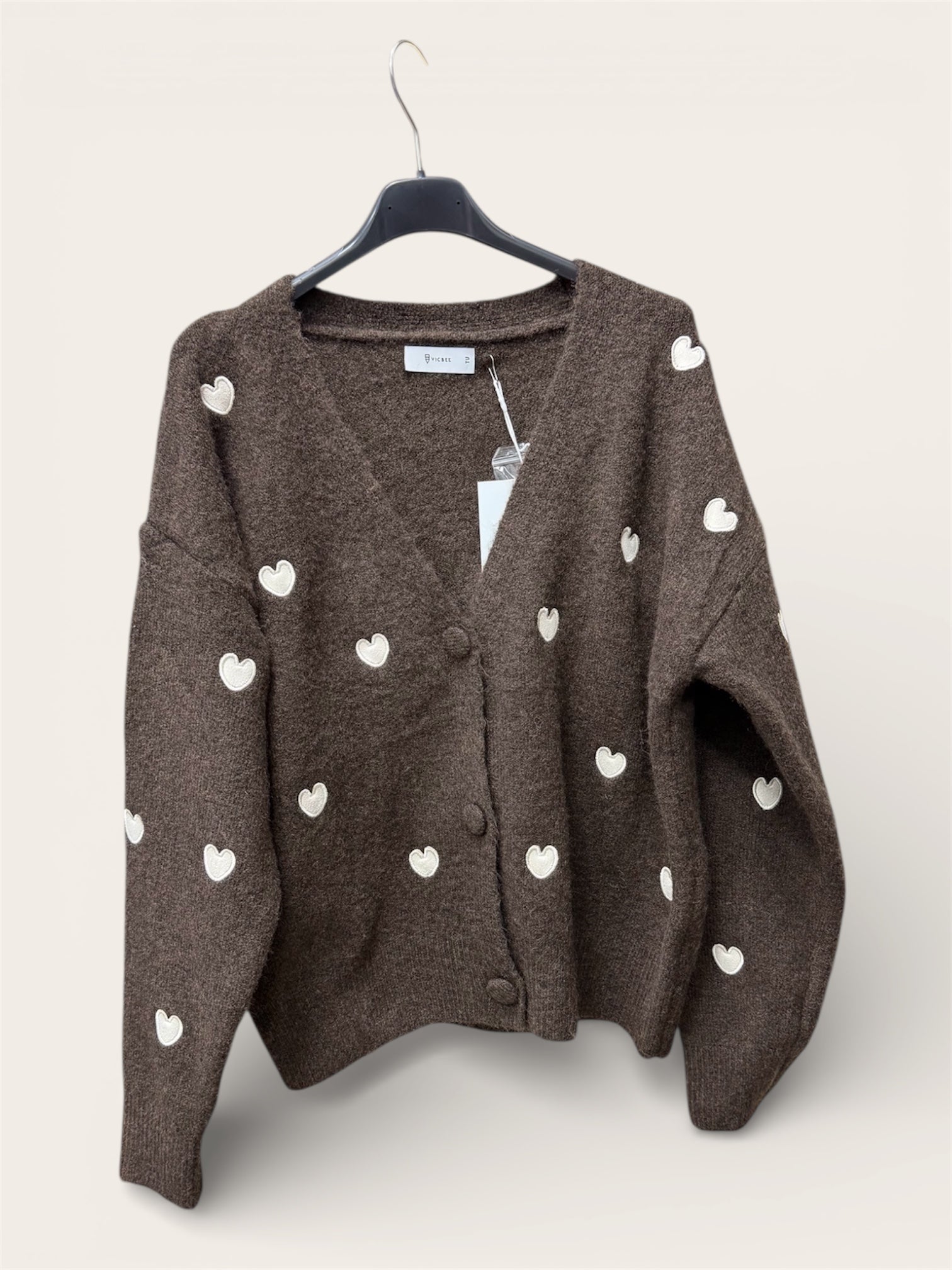 Caldo Cardigan Cuori