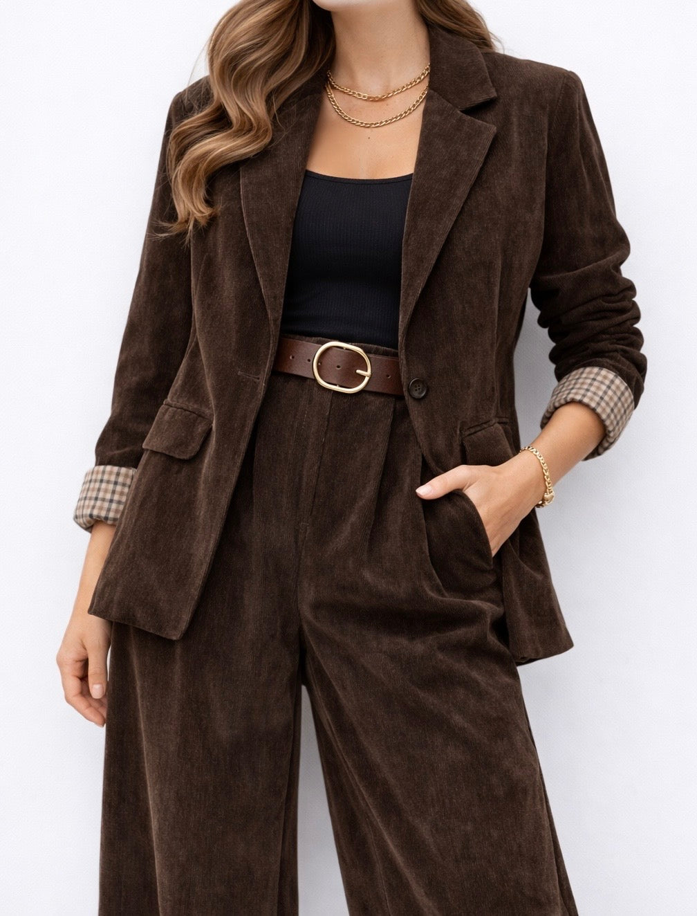 Completo Velluto Gamba Larga