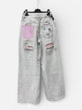Jeans Tasca Rosa Grigio