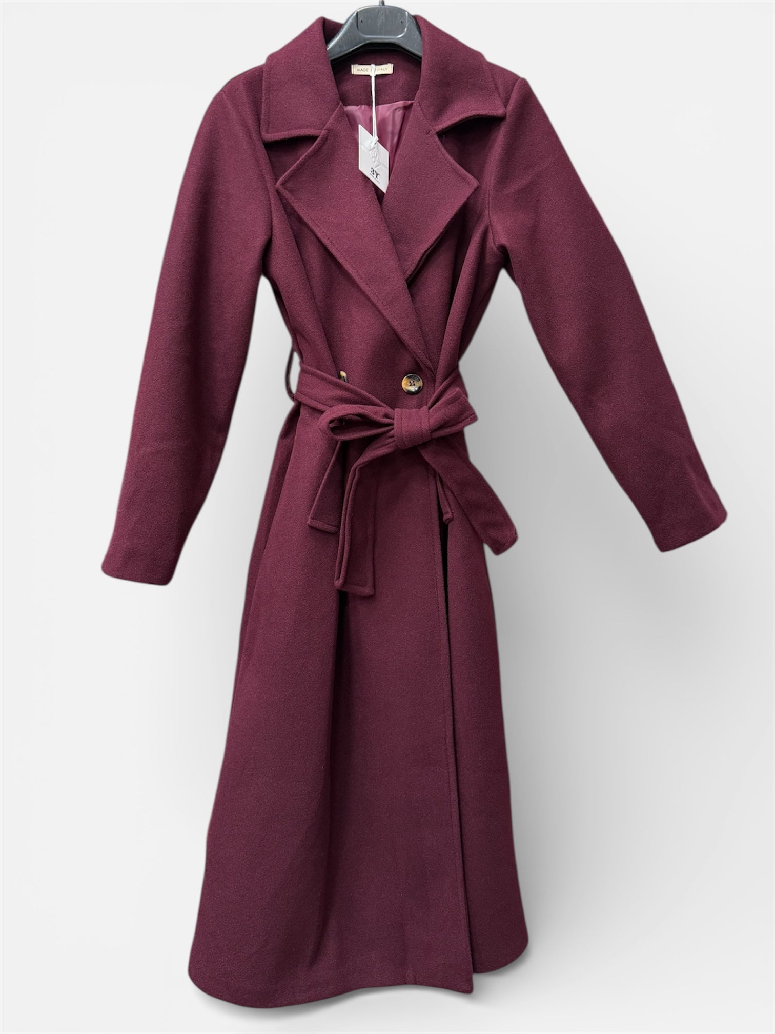 Cappotto Lungo Foderato