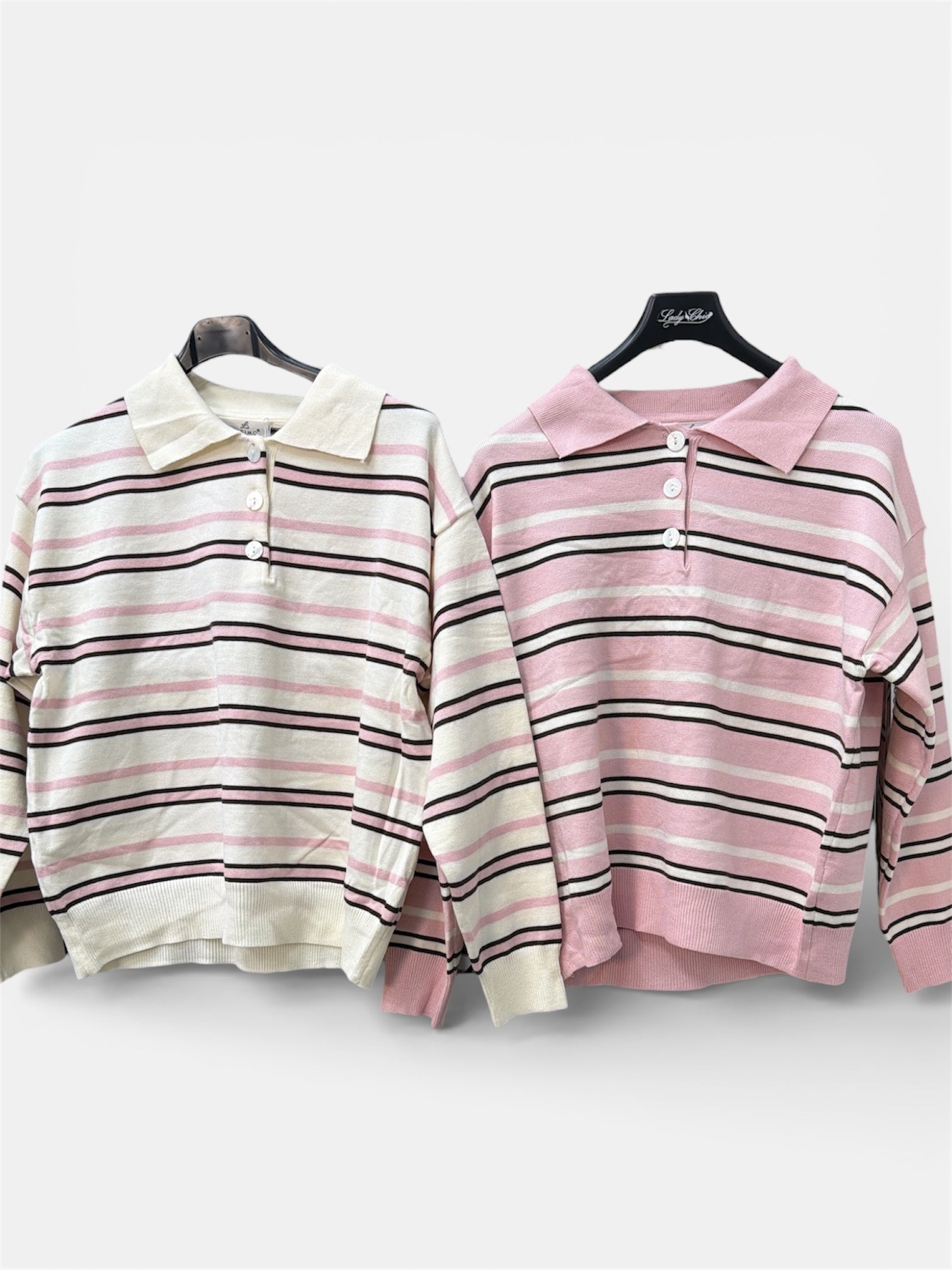 Maglia Polo con Righe