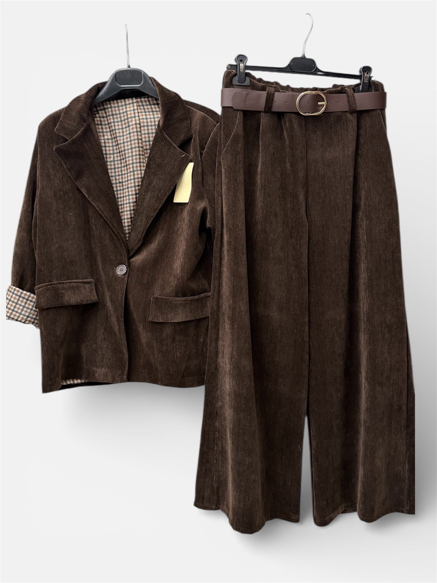 Completo Velluto Gamba Larga