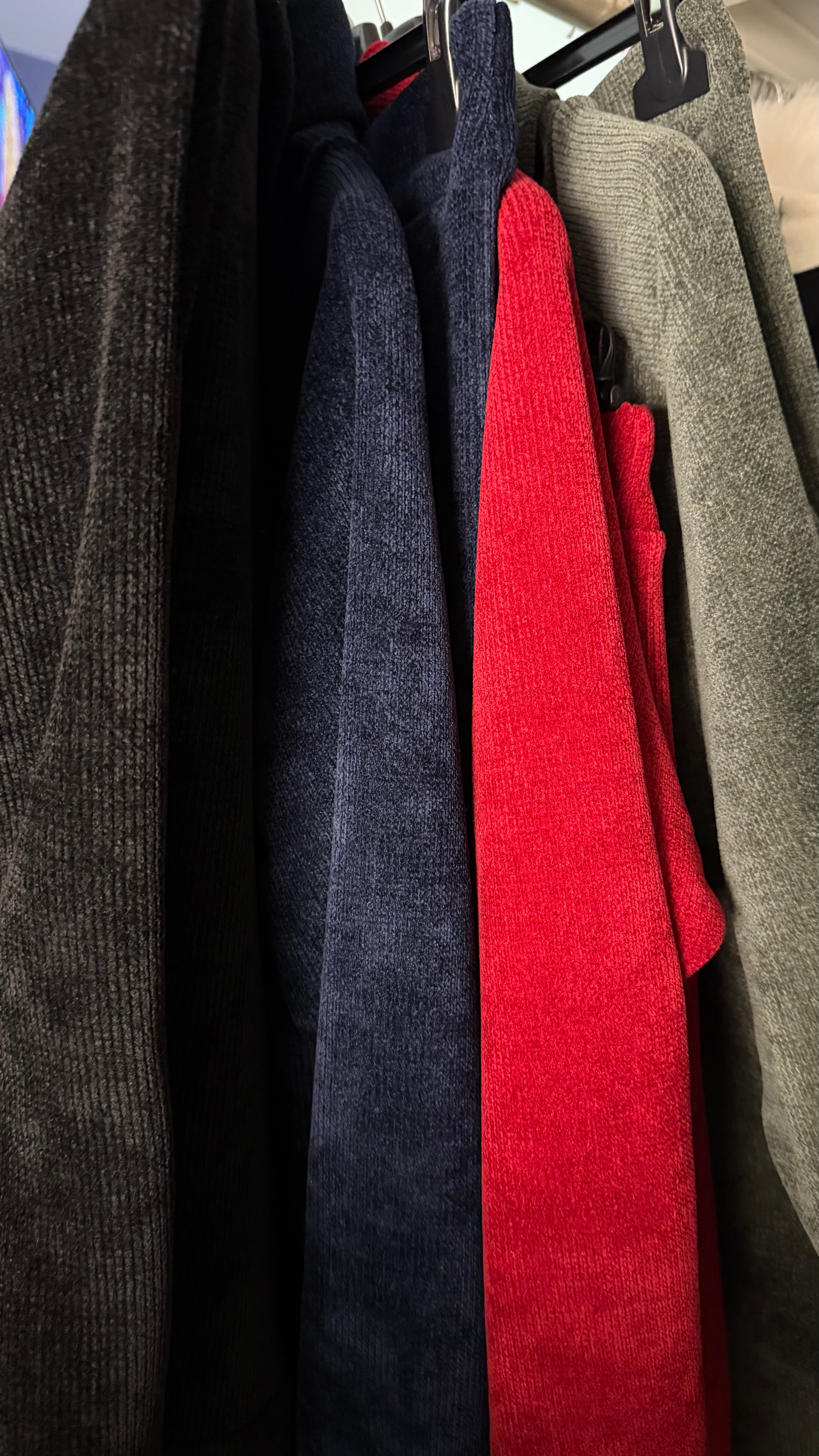 Coordinato in Velluto Dolcevita