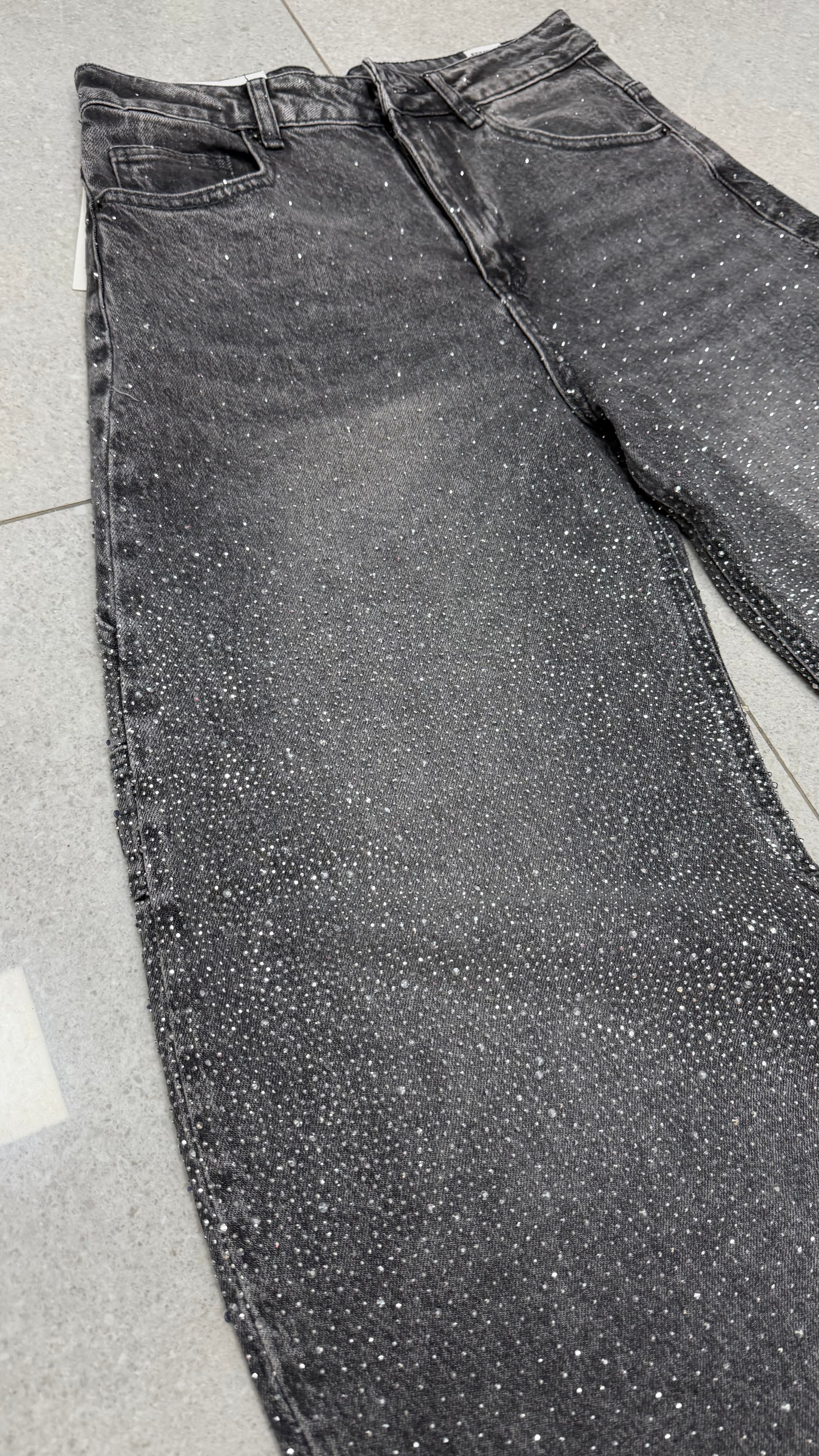 Jeans Ballon Brillantinato