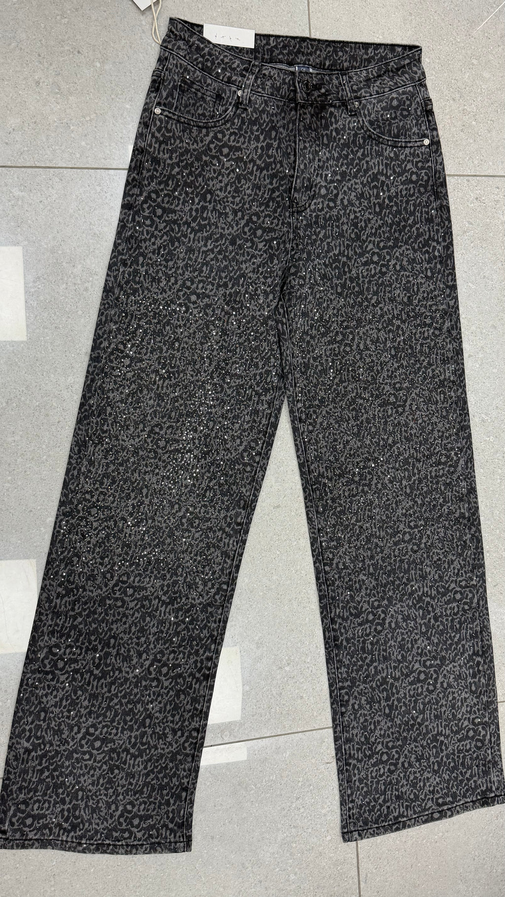 Jeans Maculato Brillantinato