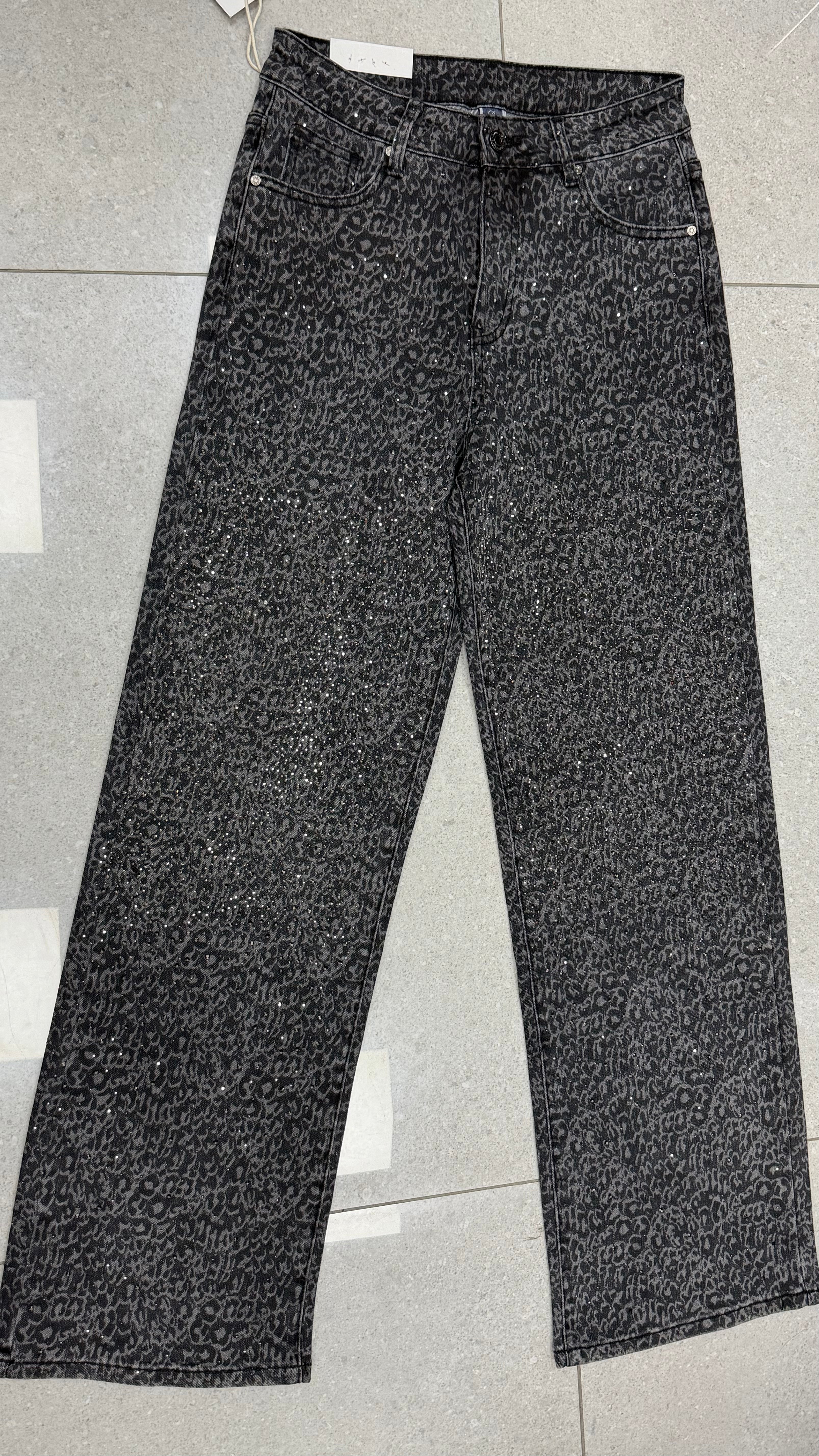 Jeans Maculato Brillantinato