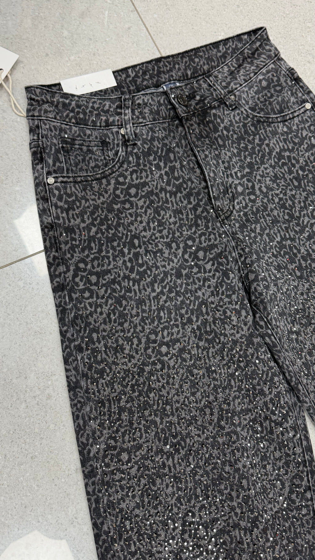 Jeans Maculato Brillantinato