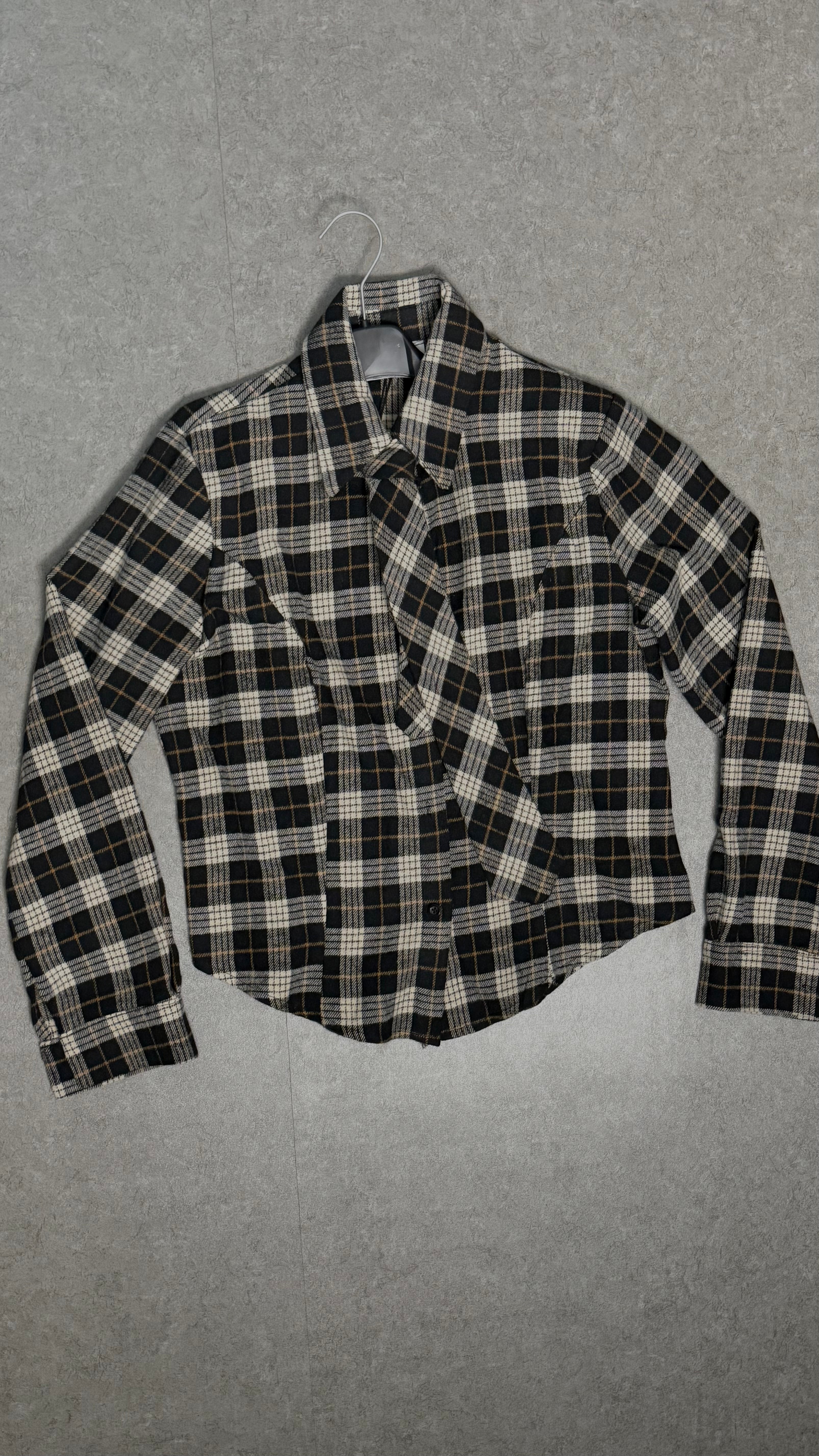 Camicia a Quadri con Cravatta