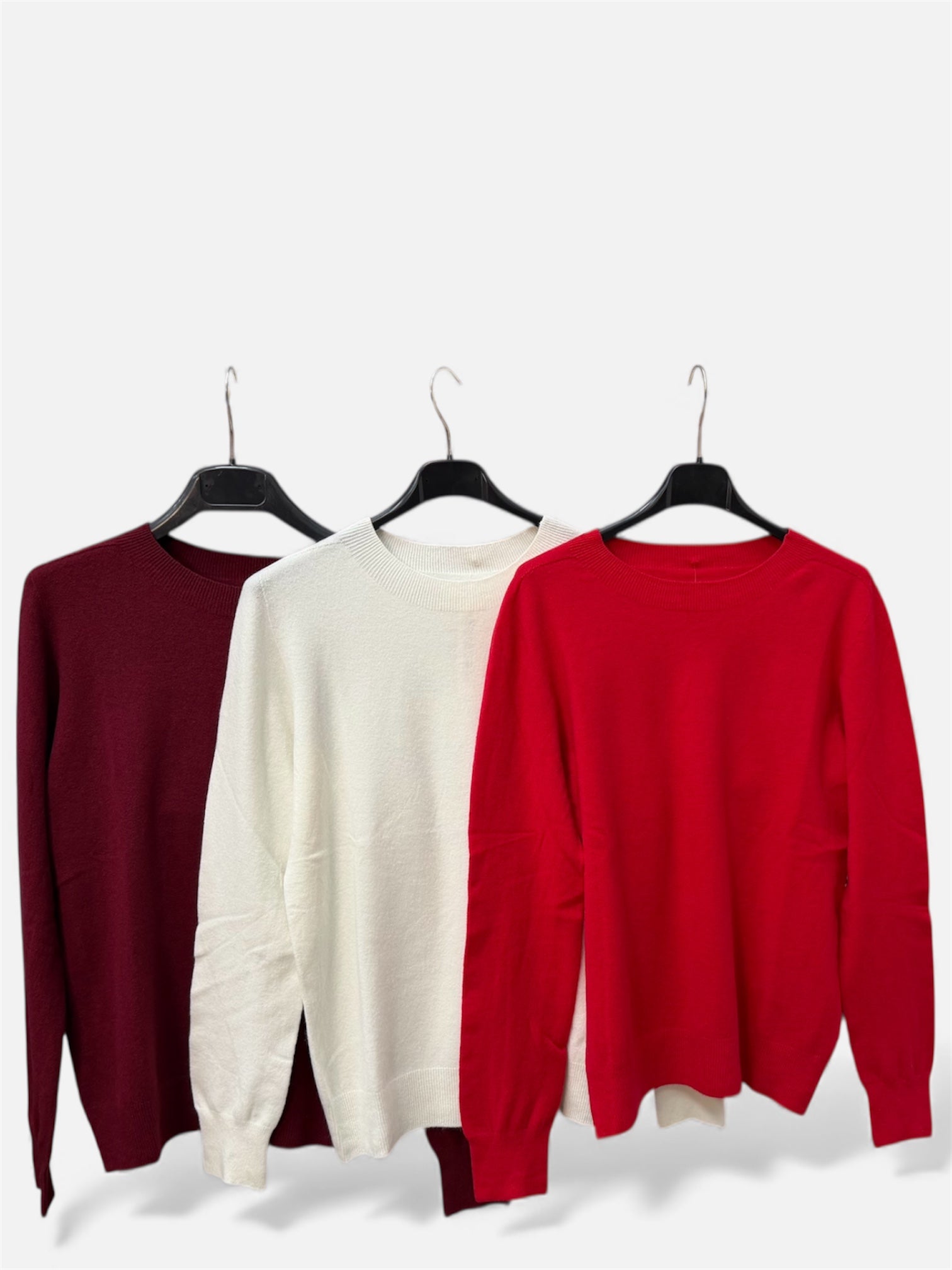 Basic Misto Lana Girocollo