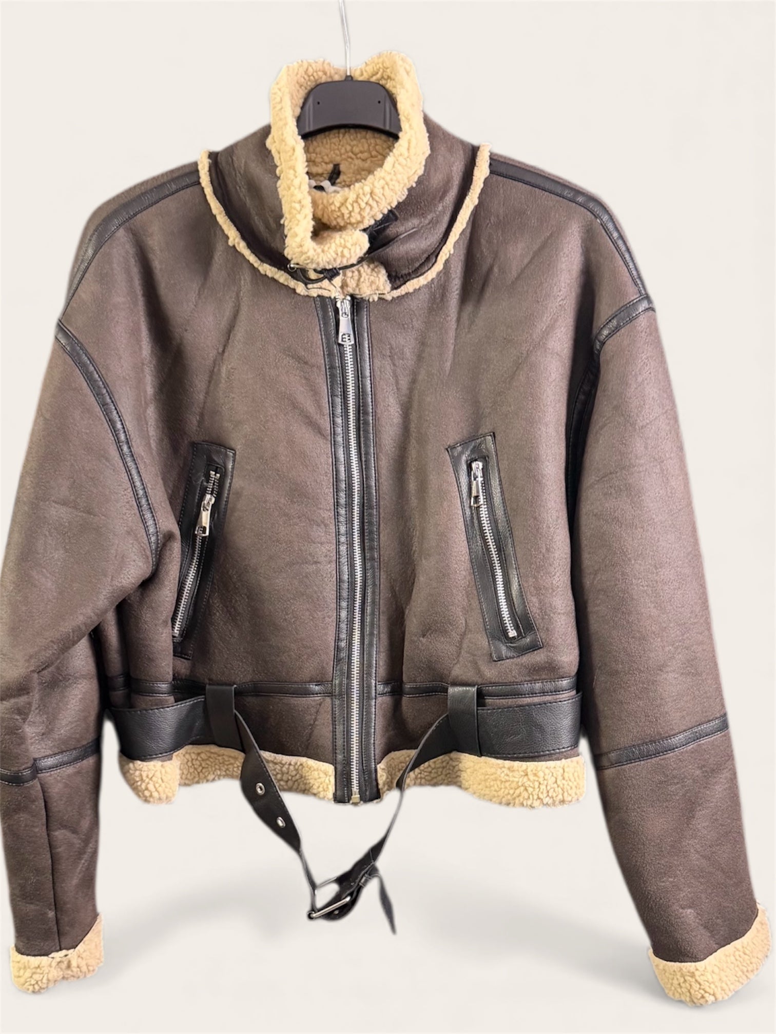 Giubbino Aviator stile Montone