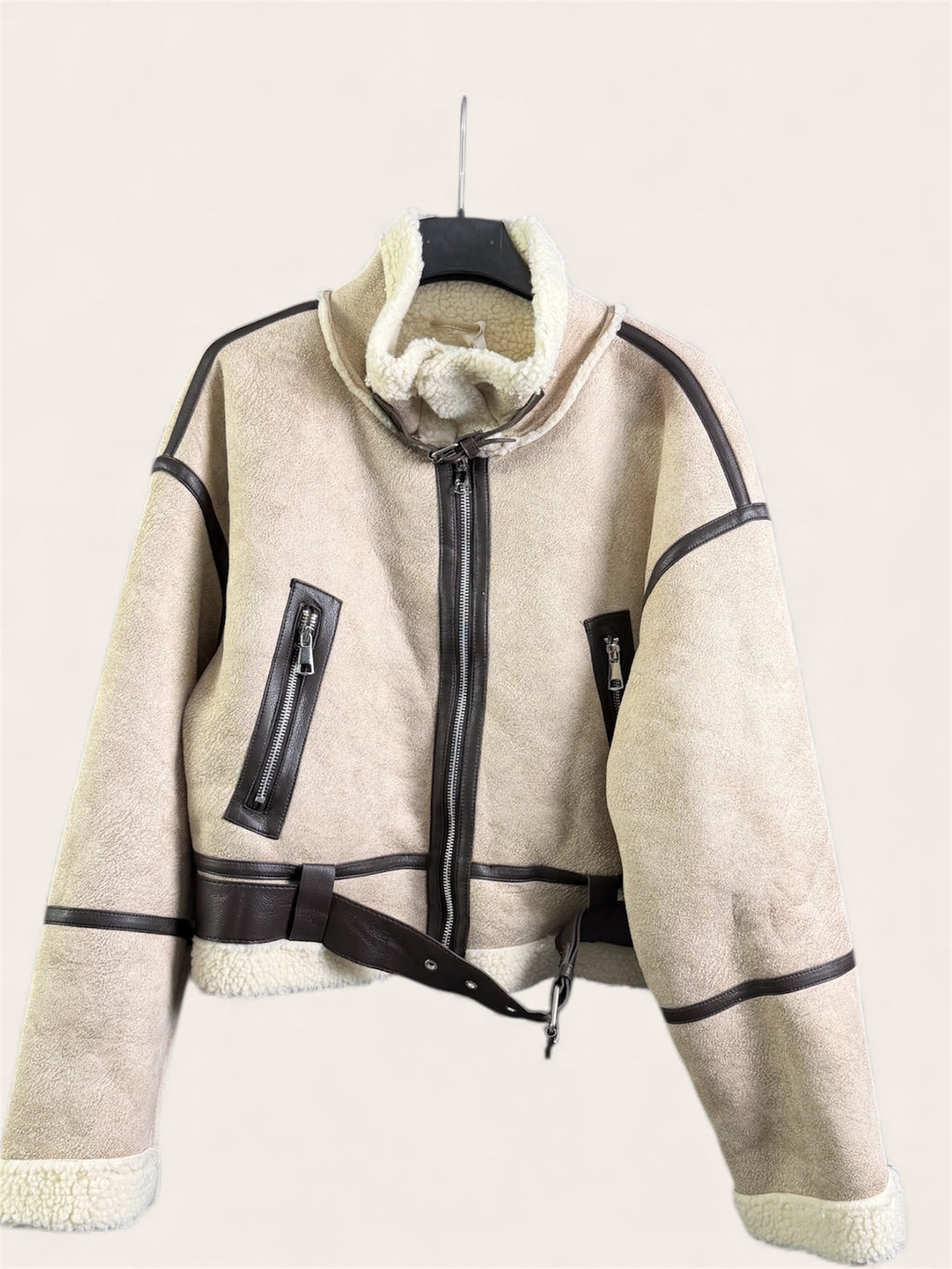 Giubbino Aviator stile Montone